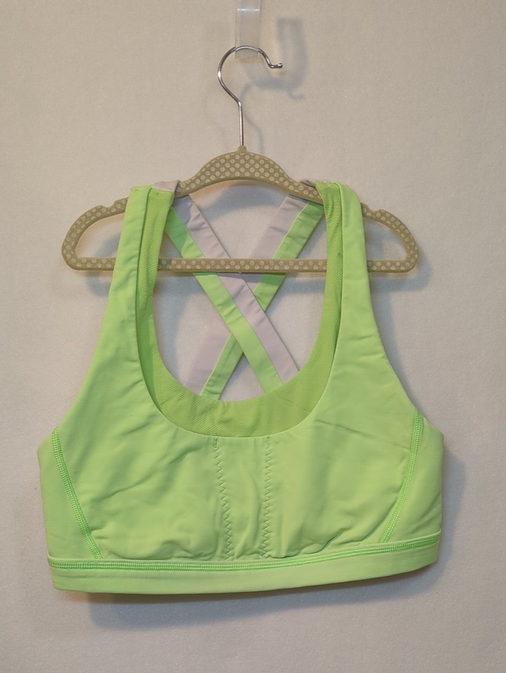 lululemon athletica Neon Lime Workout Bra size 6